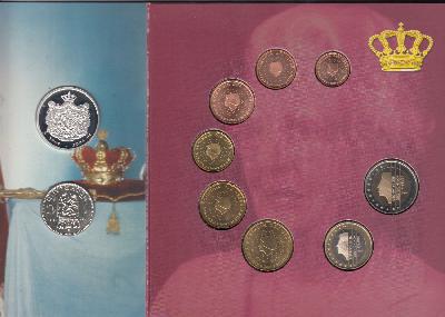 Beschrijving: 3,88 Euro  1 Gld ORIGIN.SET(8) JULIANA